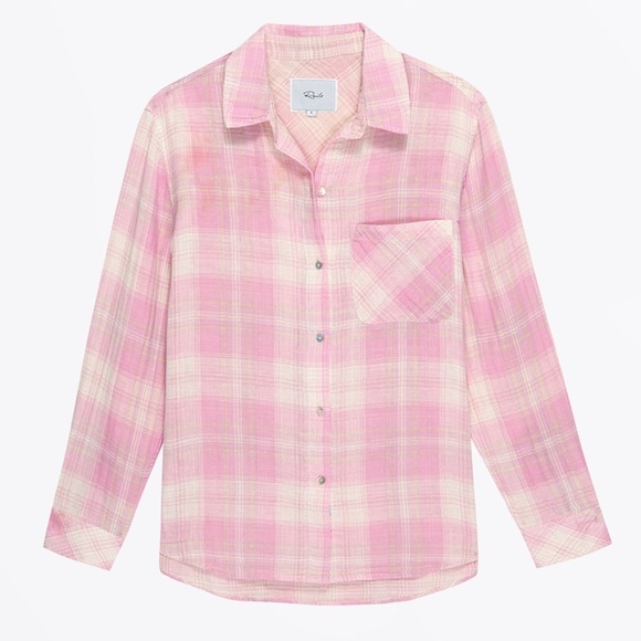 RAILS- Ellis Shirt - Rose Sand Ivory